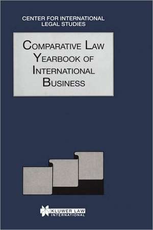 Comparative Law Yearbook of International Business 1995 de Susan Cotter