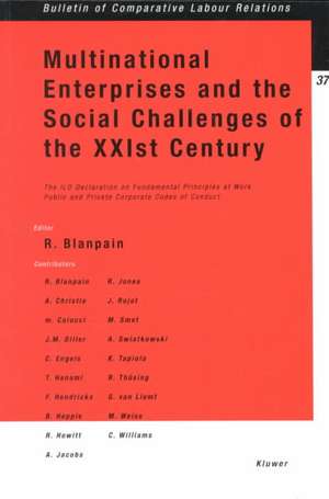 Multinational Enterprise Social Challenges Xx1st Century Oli Decl de Roger Blanpain