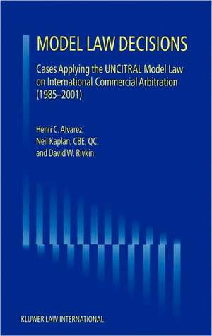 Model Law Decisions de Henri C. Alvarez