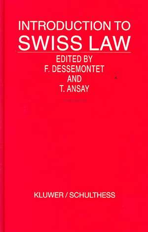 Introduction to Swiss Law de Francois Dessemontet