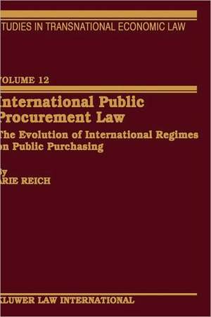 International Public Procurement Law de Arie Reich