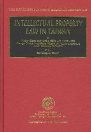 Intellectual Property Law in Taiwan de Hubert Hsu