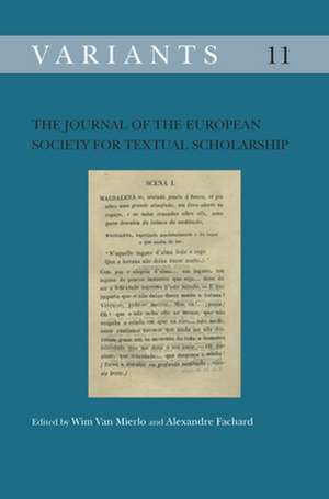 The Journal of the European Society for Textual Scholarship de Wim van Mierlo