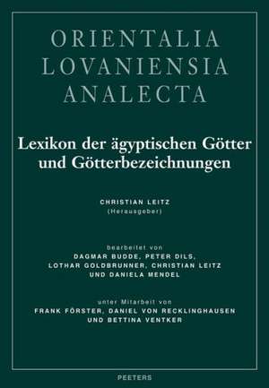 Lexikon Der Agyptischen Gotter Und Gotterbezeichnungen: Band V de Christian Leitz