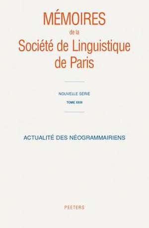 Actualite Des Neogrammairiens