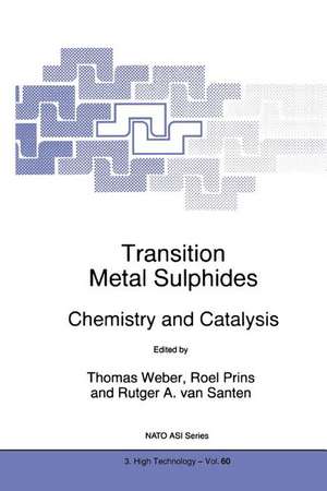 Transition Metal Sulphides: Chemistry and Catalysis de Th. Weber