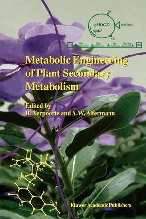 Metabolic Engineering of Plant Secondary Metabolism de R. Verpoorte