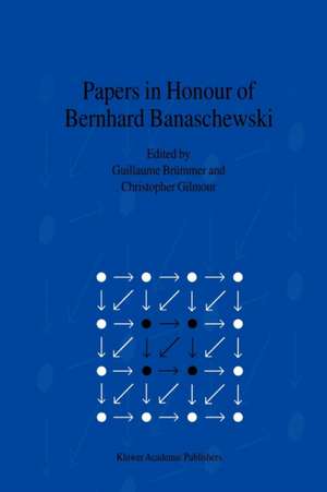 Papers in Honour of Bernhard Banaschewski: Proceedings of the BB Fest 96, a Conference Held at the University of Cape Town, 15–20 July 1996, on Category Theory and its Applications to Topology, Order and Algebra de Guillaume Brümmer