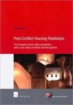 Post-Conflict Housing Restitution de Antoine Buyse