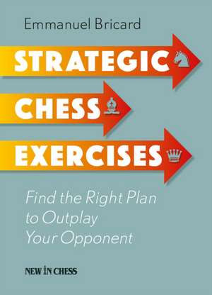 Strategic Chess Exercises: Find the Right Way to Outplay Your Opponent de Emmanuel Bricard