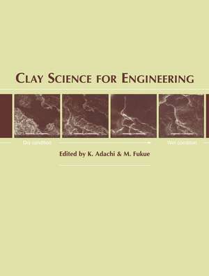 Clay Science for Engineering de K. Adachi