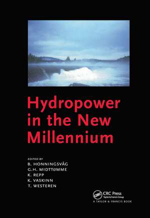 Hydropower in the New Millennium: Proceedings of the 4th International Conference Hydropower, Bergen, Norway, 20-22 June 2001 de B. Honningsvag