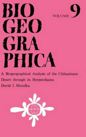 A Biogeographical Analysis of the Chihuahuan Desert through its Herpetofauna de D.J. Morafka