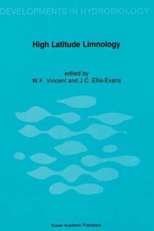 High Latitude Limnology de W.F. Vincent