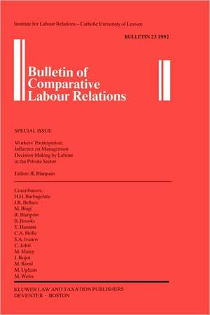 Workers' Participation de Roger Blanpain