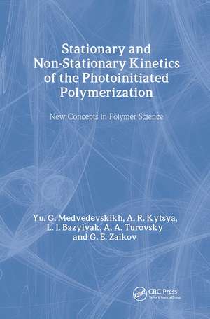 Stationary and Non-Stationary Kinetics of the Photoinitiated Polymerization de Yu.G. Medvedevskikh