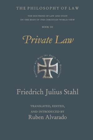 Private Law de Friedrich Julius Stahl