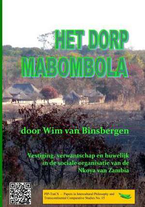 Het Dorp Mabombola de Wim Van Binsbergen