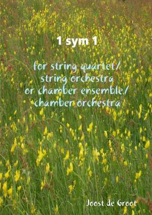 1 sym 1 for string quartet/string orchestra or chamber ensemble/chamber orchestra de Joost de Groot