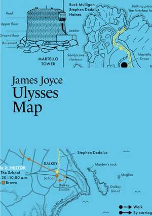James Joyce: Ulysses Map de MartinMaster of Fine Arts Thelander