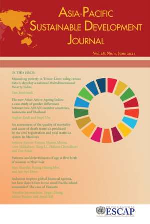 Asia-Pacific Sustainable Development Journal 2021 de United Nations Publications