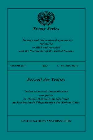 Treaty Series 2947 de United Nations Publications