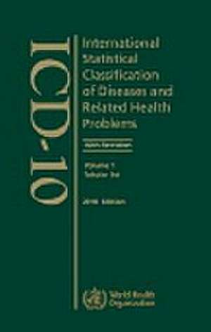 The International Statistical Classification of Diseases and Health Related Problems ICD-10 de World Health Organization