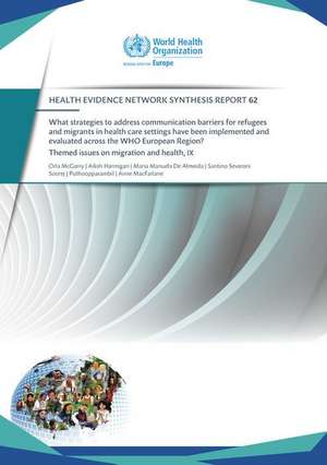 What Strategies to Address Communication Barriers for Refugees and Migrants in Health Care Settings Have Been Implemented and Evaluated Across the de Centers of Disease Control