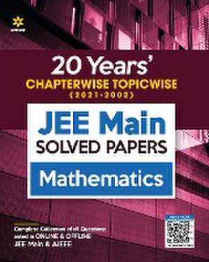 JEE Main Chapterwise Mathematics de Arihant Experts