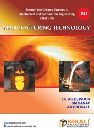 Manufacturing Technology de S. M. Sanap