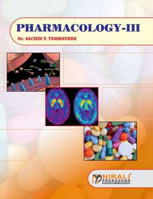 Pharmacology - III de Sachin Tembhurne