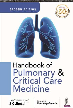 Handbook of Pulmonary & Critical Care Medicine de SK Jindal