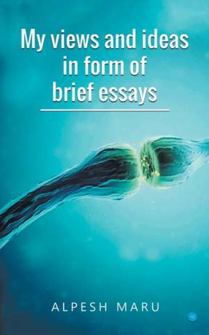 My views and ideas in form of brief essays de Alpesh Maru