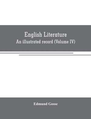 English literature de Edmund Gosse