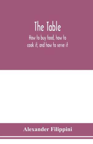 The table de Alexander Filippini
