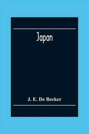 Japan de J. E. de Becker