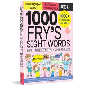 1000 Fry's Sight Words de Wonder House Books