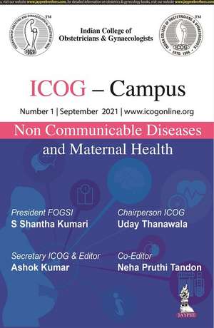 Non Communicable Diseases and Maternal Health de Ashok Kumar