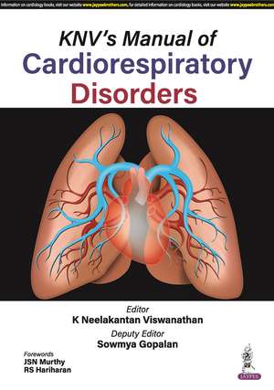 KNV's Manual of Cardiorespiratory Disorders de K Neelakantan Viswanathan