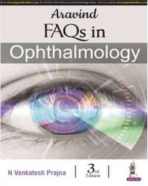 Aravind FAQs in Ophthalmology de Venkatesh N Prajna