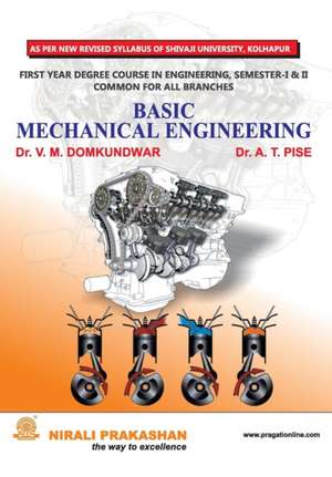 Basic Mechanical Engineering (Fe Sem. I, SU) de V. M. Domkundwar