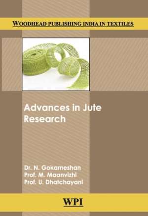 Advances in Jute Research de N. Gokarneshan