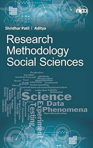 Research Methodology in Social Sciences de Shridhar Patil