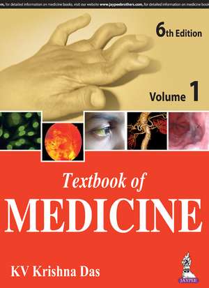 Textbook of Medicine: Two Volume Set de KV Krishna Das