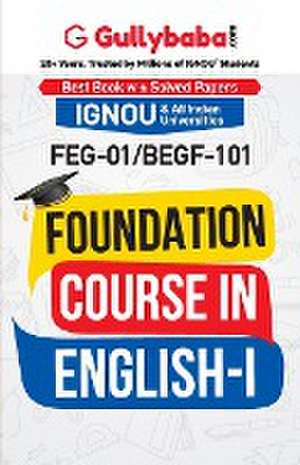 FEG-01/BEGF-101 Foundation Course in English-I de Gullybaba. Com Panel