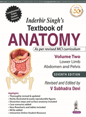 Inderbir Singh's Textbook of Anatomy (Volume 2: Lower Limb, Abdomen and Pelvis) de V Subhadra Devi