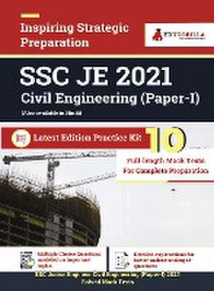 SSC JE Civil Book 2023 (Paper 1) - General Engineering (CE), General Awareness Intelligence and Reasoning - 10 Mock Tests (2000 Solved Questions) with Free Access to Online Tests de Edugorilla Prep Experts