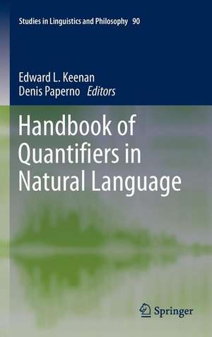 Handbook of Quantifiers in Natural Language de Edward Keenan