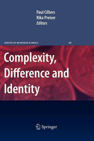 Complexity, Difference and Identity: An Ethical Perspective de Paul Cilliers