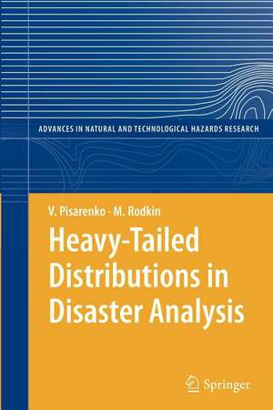 Heavy-Tailed Distributions in Disaster Analysis de V. Pisarenko